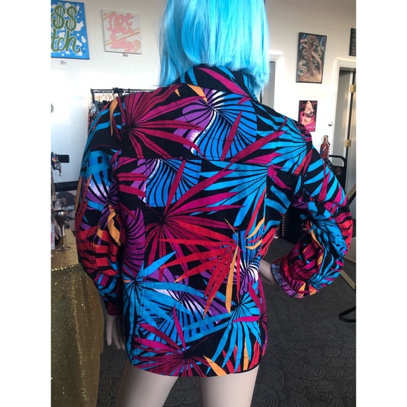 RETRO PALM WAVE JACKET - Picture 2 of 2